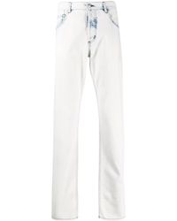white acid wash jeans