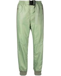 Ermanno Scervino Green Trousers With Side Band And Belt