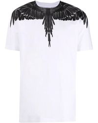 Marcelo Burlon Wings-print Cotton T-shirt - White