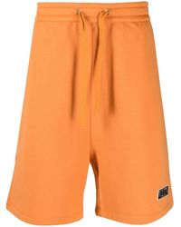 Valentino Orange Vltn Tag Bermuda Shorts