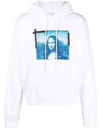 off white red monalisa moletom com capuz