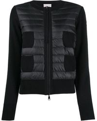 black moncler cardigan