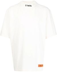 Heron Preston Cotton Ctnmb High-neck T-shirt in Nero (Black) for Heron Preston Cotton Ctnmb High-neck T-shirt in Nero (Black) for