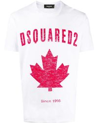 dsquared black and red t shirt