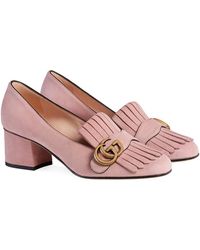 Gucci low heel shoes Clearance