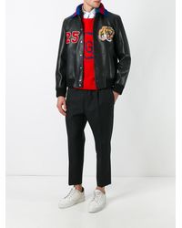gucci leather jacket