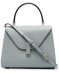 Moreau Cannes Vertical Tote Gm With Stripes In Champagne in Grey
