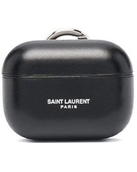 Saint Laurent Logo-print Airpods Pro Case - Black
