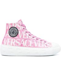 Versace Sneakers alte Allover - Rosa