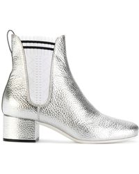Fendi Sock Detail Chelsea Boots - Multicolour