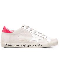 Golden Goose White Super-star Trainers