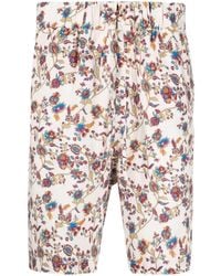 Isabel Marant Cotton Floral Print Shorts - Multicolour