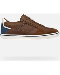 Geox - Elver Browncotto/Dark Avio - Lyst