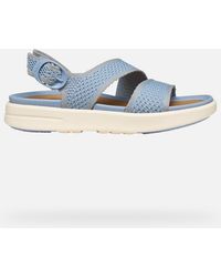 Geox - Climasandal Sprt Denim - Lyst