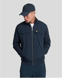 Lyle & Scott - And Hybrid Zip Track Jacket - Lyst