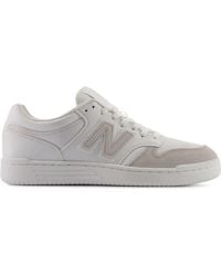 New Balance - 480 Leather Mesh Lace Up Trainers - Lyst