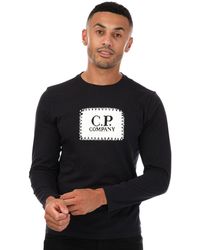 C.P. Company - Long Sleeve Large Logo T-shirt - Lyst