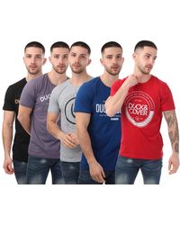 Duck and Cover - Wellingbrow 5 Pack T-shirts - Lyst