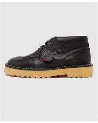 Kickers - Daltrey Chunk Leather Boots - Lyst