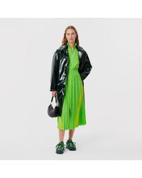 Lacoste - Colour Block Sweatshirt Dress - Lyst