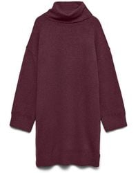 Vero Moda - Roll Neck Jumper Dress - Lyst