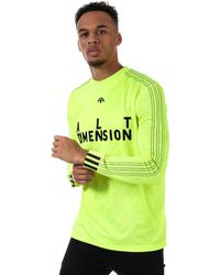 adidas Originals Alenxander Wang Soccer Long Sleeve Top - Yellow