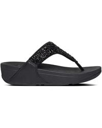 Fitflop - Lulu Summerfoil Toe Thong Sandals - Lyst