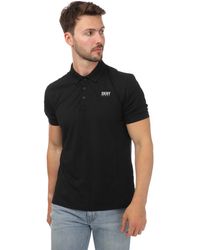 DKNY - Tonal Logo Polo - Lyst