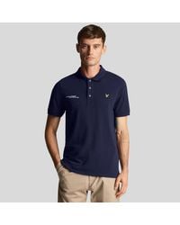 Lyle & Scott - Ordinate Print Plain Polo Shirt - Lyst