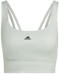 adidas - Training Medium Support Longline Bra - Lyst