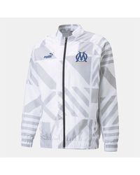 PUMA - De Marseille Fc Prematch Jacket - Lyst