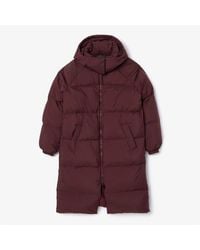 Lacoste - Oversized Down Jacket - Lyst