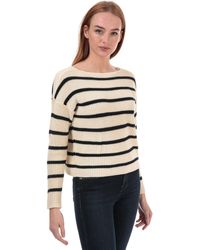 ONLY Marina Life Striped Jumper - Blue