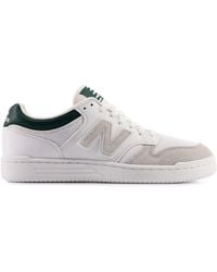 New Balance - 480 In White/green Leather - Lyst