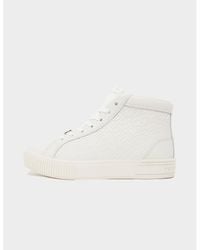 Tommy Hilfiger - Monogram Leather High Top Trainers - Lyst