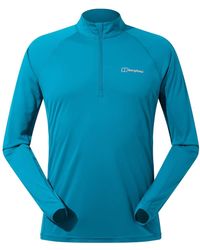 Berghaus - Trailblaze Half Zip Long Sleeve Tech Tee - Lyst