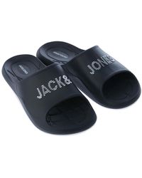 Jack & Jones Garrix Moulded Slider - Black
