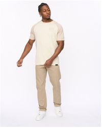Crosshatch - Roysden Solid Patterned Straight Chinos - Lyst