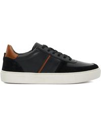 Dune - Theron Canvas Low Top Sneakers Lace Up 7 (41) - Lyst