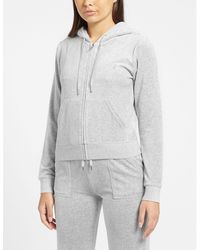 Juicy Couture - Velour Full-zip Track Jacket - Lyst