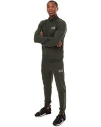 EA7 - Recycled Cotton-blend 7 Lines Tracksuit - Lyst