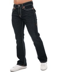 True Religion - Billy Dbl Raised Super T Flap Jeans - Lyst