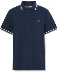 Timberland - Oyster River Tipped Cotton Slim-Fit Polo Shirt - Lyst