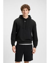 HUGO - Dapo Logo Print Hoodie - Lyst