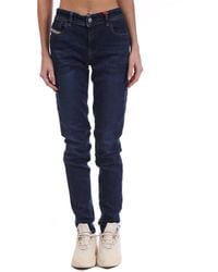 DIESEL - Slandy Low Skinny Fit Jeans - Lyst