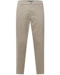 Crosshatch - Roysden Solid Patterned Straight Chinos - Lyst