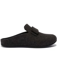 Fitflop - Chrissie Ii Haus E01 Bow Felt Slippers - Lyst