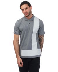 Ted Baker - Chiping Printed Short Sleeve Polo - Lyst