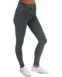 levi's 721 high rise skinny lone wolf