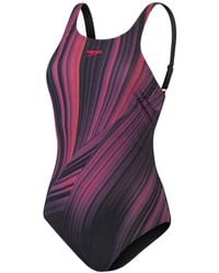 Speedo - Shaping Enlace Printed Swimsuit - Lyst